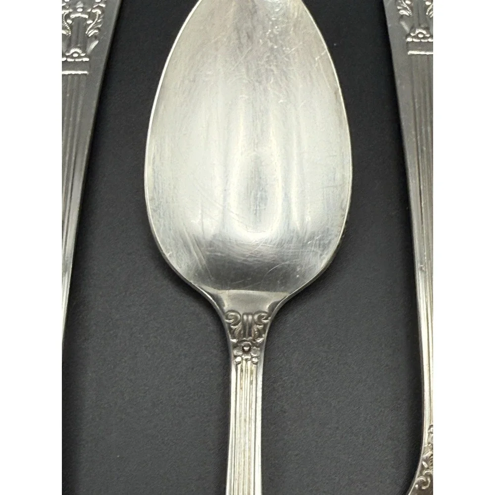 Vintage Oneida Wm A Rogers Silverplate Place Spoon Avenue Pattern 1939 Set Of 6